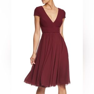 Brand new with tags burgundy pretty dress